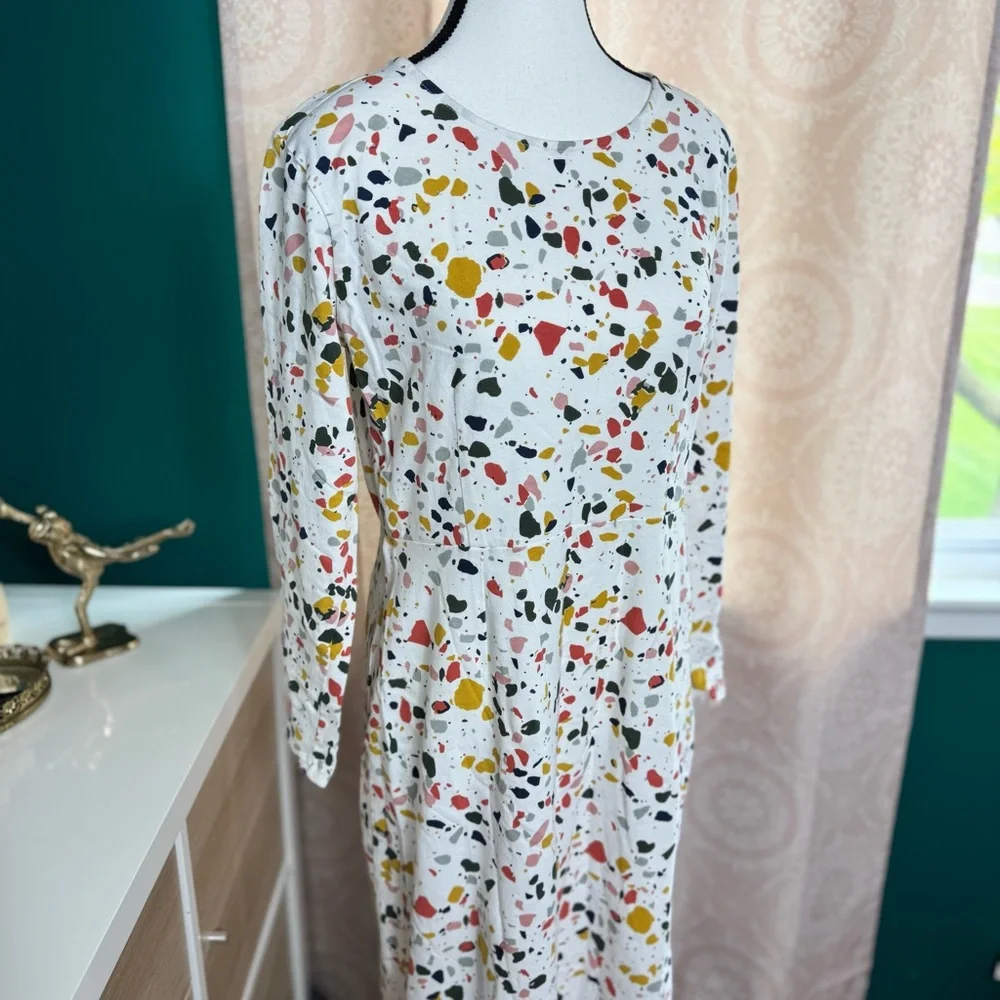Ltd Edition Downeast+Ashley Rose Reeves Tailored Jersey 100% Cotton Dress - Picture 3 of 9